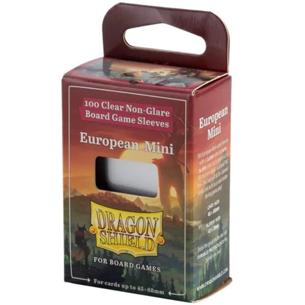 Dragon Shield: Sleeves 45mm x 68mm (European Mini)